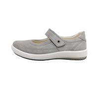 Slipper LEGERO "TANARO 5.0" Gr. 41, grau Damen Schuhe Slip ons mit Wechselfußbett, Klettverschluss, Ballerina, Schlupfschuh (46741307-41)