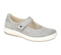 Slipper LEGERO "TANARO 5.0" Gr. 41, grau Damen Schuhe Slip ons mit Wechselfußbett, Klettverschluss, Ballerina, Schlupfschuh (46741307-41)