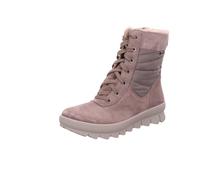 Schnürstiefel LEGERO "Legero Stiefel Veloursleder/Textil", Damen, Gr. 38, altrosa, Textil, Veloursleder, Schuhe (81706969-38) altrosa