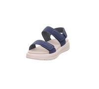 Legero Damen Plateau-Sandale SUNWALKER Indacox Leder Blau Größe 42