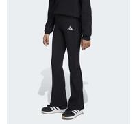 Leggings ADIDAS SPORTSWEAR "SEASONALS FLARED", Mädchen, Gr. 164, N-Gr, schwarz (schwarz, silber metallic,), Obermaterial: 93% Baumwolle, 7% Elasthan, Hosen Leggings (46195855-164) schwarz, silber meta