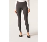 Leggings Aus Baumwolle Grau S