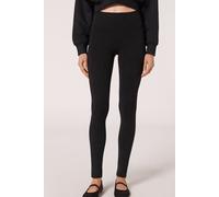 Leggings Aus Baumwolle Schwarz L