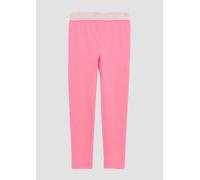 Leggings aus Baumwollstretch mit Glitzerbund 104 Rosa 2161915.4417.104