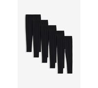 Leggings aus elastischem Bio-Baumwoll-Mix (5er Pack) 122