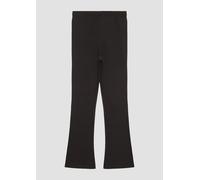 Leggings aus Interlockjersey mit Flared Leg L schwarz