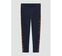 Leggings aus Thermofleece mit Glitzer-Print 122 blau 2152302.5952.122