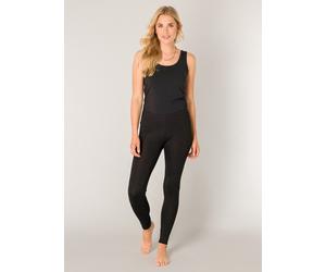 Leggings BASE LEVEL "Ybica", Damen, Gr. 40, N-Gr, schwarz, Jersey, Obermaterial: 94% Viskose, 6% Elasthan, unifarben, Basic, figurbetont lang, Hosen Leggings, In weicher und elastischer Qualität (3432