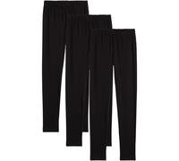 Leggings BONPRIX, Mädchen, Gr. 152/158, N-Gr, schwarz, Jersey, Obermaterial: 95% Baumwolle, 5% Elasthan, skinny fit, Hosen Leggings, aus Baumwolle und Elasthan, Skinny Fit, für Frühjahr und Sommer (55