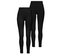 Leggings BOYSEN'S, Damen, Gr. 38S, N-Gr, schwarz (schwarz, schwarz), Jersey, Obermaterial: 95% Baumwolle, 5% Elasthan, unifarben, Basic, sehr figurbetont knöchellang, Hosen Leggings, mit Baumwolle NEU