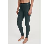 Leggings CALIDA "Natural Comfort", Damen, Gr. S (40/42), N-Gr, grün (deep emerald grün), Single Jersey, Obermaterial: 92% Baumwolle, 8% Elasthan, eng lang, Hosen Leggings, Cotton-Mix, elastisch, pilli