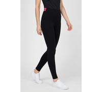 Leggings CALVIN KLEIN "CK WOMEN LEGGING 1P SEAMLESS", Damen, Gr. XL, N-Gr, schwarz (schwarz combo), Mikrofaser, Obermaterial: 90% Polyamid, 9% Elasthan, 1% Polyester, figurbetont lang, Hosen Leggings,