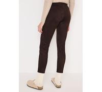 Leggings CECIL, Damen, Gr. L (42), N-Gr, tartufo braun, Web, Obermaterial: 90% Polyester, 10% Elasthan, unifarben, slim fit lang, Hosen Leggings, Velourleggins mit elastischem Bund (47658668-L)