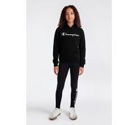 Leggings CHAMPION "BASICS Leggings Large Logo", Mädchen, Gr. M (140/146), N-Gr, nbk, Obermaterial: 95% Baumwolle, 5% Elasthan, Hosen Leggings, sportlicher Stil, ohne Verschluss, für Kinder (96993664-M