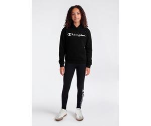 Leggings CHAMPION "BASICS Leggings Large Logo", Mädchen, Gr. XL (164/170), N-Gr, nbk, Obermaterial: 95% Baumwolle, 5% Elasthan, Hosen Leggings, sportlicher Stil, ohne Verschluss, für Kinder (96993664-
