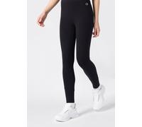 Leggings CHAMPION, Damen, Gr. S (38), N-Gr, schwarz (nbk, ns), Obermaterial: 90% Baumwolle, 10% Elasthan, Hosen Leggings (70995524-S)