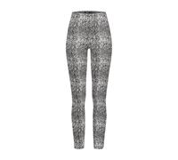 Leggings CLOUD 5IVE "CLOUD 5IVE Viskose Stoffhose Schlangenhaut Muster", Damen, Gr. M, US-Größen, schwarz, weiß, 43% Polyester, 42% Viskose, 11% Polyimid, 4% Elasthan, skinny fit, Hosen Leggings (5045