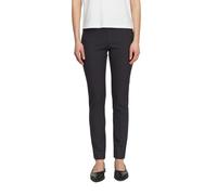 Feminine Leggings aus Baumwoll-Viskose-Mix mit schmeichelnden Nähten hinten und Schlitzdetail blau 44