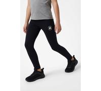 Leggings CONVERSE "CNVG CORE LEGGING W/ DISSECTED", Kinder, Gr. 122/128 (S), N-Gr, schwarz, Obermaterial: 85% Polyester, 15% Elasthan, Hosen Leggings, für Kinder, mit Elasthan-Anteil, leichtes Materia