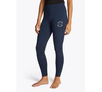 Leggings "COTTON LEGGING", Damen, Gr. XS (34), N-Gr, blau (schwarz night navy), Jersey, Obermaterial: 86% Baumwolle, 14% Elasthan, TOMMY HILFIGER UNDERWEAR, unifarben, körpernah knöchellang, Hosen Leg