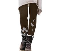 Leggings Damen Winter Damen Thermoleggings Gefüttert Thermo Super Dicke Kaschmir Samt Schmetterling Tier Drucken High Waist Schlank Bequem Warme Winterleggings Strumpfhose Hosen Yogahosen F023