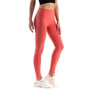 Leggings Empire Damen Leggings mit hoher Taille Schlankheits Gamaschen für Damen mit Panel Dehnbare Atmungsaktive Elastischer breiter Bund Plus Size 36-56 EU LWP Koralle 36 EU
