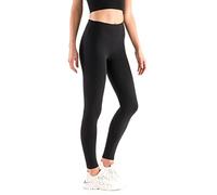 Leggings Empire Damen Leggings mit hoher Taille Schlankheits Gamaschen für Damen mit Panel Dehnbare Atmungsaktive Elastischer breiter Bund Plus Size 36-56 EU LWP Szwarz 50 EU