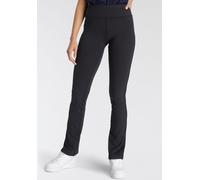Leggings FAYN SPORTS, Damen, Gr. 48, N-Gr, schwarz, Jersey, Obermaterial: 80% Polyester, 20% Elasthan, bootcut fit lang, Hosen Leggings, aus Funktionsmaterial (50177658-48) schwarz