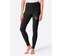 Leggings FEEL GOOD, Damen, Gr. 36/38, Normalgrößen, schwarz, 95% Baumwolle, 5% Elasthan, unifarben, Hosen Leggings (89574061-36) schwarz