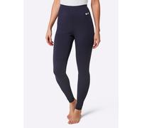 Leggings FEEL GOOD, Damen, Gr. 40/42, Normalgrößen, blau (marine), 95% Baumwolle, 5% Elasthan, unifarben, Hosen Leggings (58724657-40) marine