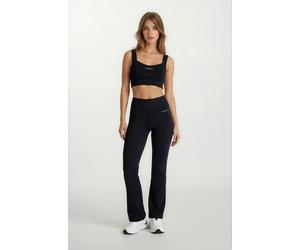Leggings FREDDY "SUPERFIT Leggins High Waist", Damen, Gr. L (40), N-Gr, schwarz, Obermaterial: 85% Polyester, 15% Elasthan, figurbetont, Hosen Leggings, mit Flair (52665920-L) schwarz