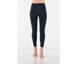 Leggings FREDDY "WRUP4 SUPERSKINNY", Damen, Gr. L (40), N-Gr, blau (schwarz sapphire), Web, Obermaterial: 81% Baumwolle, 19% Elasthan, skinny fit 7/8-Länge, Hosen Leggings, mit hohem Bund und Push-Up