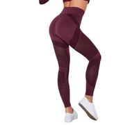 Leggings für Damen Cut Out, Push Up Leggings Damen Po, Atmungsaktiv Sportleggings Bauchweg Yogahose Shape Sporthose Mode Damenleggings für Yoga Sport Gym Und Freizeit