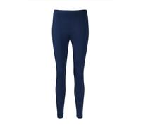 Leggings GOLDNER "Kurzgröße Bequeme Leggings", Damen, Gr. 22, K-Gr, blau (marine), Obermaterial: 95% Baumwolle CO. 5% Elasthan EL., normal, Hosen Leggings, Rundumschlupfbund (88328215-22) marine
