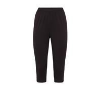 Leggings GOLDNER "Kurzgröße Lässige Baumwollhose mit Dehnbund", Damen, Gr. 25, K-Gr, schwarz, Obermaterial: 95% Baumwolle CO. 5% Elasthan EL., normal, Hosen Leggings, Ohne (26829856-25) schwarz
