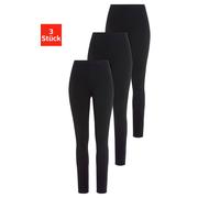 Leggings H.I.S Gr. 52/54, N-Gr, schwarz Damen Hosen Yogahosen für Sport und Freizeit Bestseller (33592067-52)