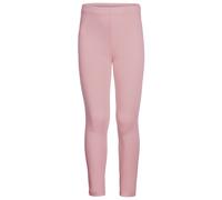 Leggings HAPPY GIRLS, Mädchen, Gr. 104, N-Gr, rosa (dusty rose), Strick, Obermaterial: 60% Polyester, 35% Baumwolle, 5% Elasthan, unifarben, eng knöchellang, Hosen Leggings, wärmend und elastisch (430