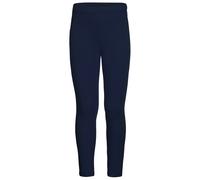 Leggings HAPPY GIRLS, Mädchen, Gr. 110, N-Gr, blau (navy), Strick, Obermaterial: 60% Polyester, 35% Baumwolle, 5% Elasthan, unifarben, eng knöchellang, Hosen Leggings, wärmend und elastisch (40717813-