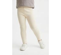 Leggings HAPPY GIRLS, Mädchen, Gr. 116, N-Gr, beige, Strick, Obermaterial: 60% Polyester, 35% Baumwolle, 5% Elasthan, unifarben, eng knöchellang, Hosen, wärmend und elastisch (20794617-116) beige