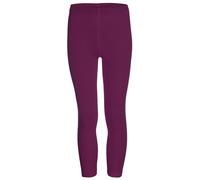 Leggings HAPPY GIRLS, Mädchen, Gr. 140, N-Gr, lila (berry), Jersey, Obermaterial: 95% Baumwolle, 5% Elasthan, unifarben, skinny fit knöchellang, Hosen Leggings, in Basic-Form (97413859-140) berry