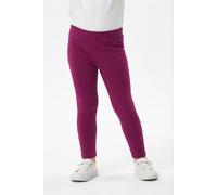 Leggings HAPPY GIRLS, Mädchen, Gr. 98, N-Gr, lila (berry), Jersey, Obermaterial: 95% Baumwolle, 5% Elasthan, unifarben, skinny fit knöchellang, Hosen Leggings, in Basic-Form (97413859-98) berry