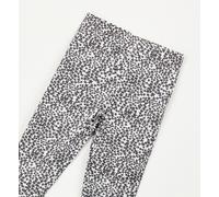 Leggings IDO "BABY GIRL SHORT", Mädchen, Gr. 18M, EURO-Größen, weiß, grau, 94% Baumwolle, 6% Elasthan, Hosen Leggings (42302534-86) weiß, grau