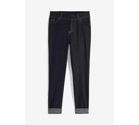 Jeggings BONPRIX "Leggings in Jeansoptik aus Baumwoll-Mix", Damen, Gr. 44/46 (L), N-Gr, schwarz (schwarz denim), Jersey, Obermaterial: 70% Baumwolle, 25% Polyester, 5% Elasthan, unifarben, skinny fit