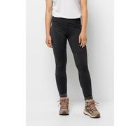 Leggings JACK WOLFSKIN "BERNTAL TIGHTS W", Damen, Gr. XS (34), Normalgrößen, schwarz, 1. OBERSTOFF 84% POLYESTER, 16% ELASTHAN 2. OBERSTOFF 86% POLYESTER, 14% ELASTHAN, Hosen Leggings (47896932-XS)