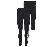 Leggings KANGAROOS "Doppelpack", Damen, Gr. 58, N-Gr, schwarz, Obermaterial: 95% Baumwolle, 5% Elasthan, unifarben, schmal 3/4-Länge, Hosen Leggings, Große Größen (852561-58) schwarz