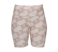 Leggings KARL KANI "Karl Kani Damen KW232-019-1 KK Small Signature Old English Biker", Damen, Gr. XS, US-Größen, light sand, 77% Polyester (Recycelt), 23% Elasthan, skinny fit, Hosen Leggings (8529205