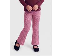Leggings KIDS ONLY "KMGTRINNY LIFE AOP FLARED LEGGINS VD JRS", Mädchen, Gr. 116, N-Gr, rosa (foxglove aop:aw disty flower), Jersey, Obermaterial: 95% Baumwolle, 5% Elasthan, bedruckt, figurbetont lang