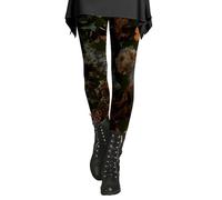 Leggings Kurz Damen Thermoleggins Damen Lang GroßE GrößEn DüNne Sommer Leggings Po Push Up Effekt Hose Transparent Hosen Leather 7/8 MäDchen Leggins GefüTtert Winter Frauen Weihnachten Regenhose