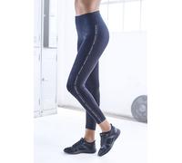 Leggings LASCANA ACTIVE, Damen, Gr. XS (32/34), N-Gr, schwarz, Jersey, Obermaterial: 95% Baumwolle, 5% Elasthan, unifarben, figurbetont lang, Hosen Leggings, mit breitem Komfortbund (35208418-XS) schw