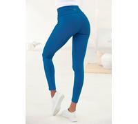 LASCANA Leggings mit breitem Bündchen, royalblau